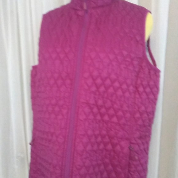 Lands’ End Women’s Quilted Vest Purple Size L 14-16 NWT - Picture 13 of 13